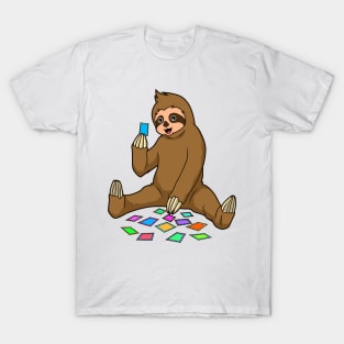 Sloth collects stamps T-Shirt